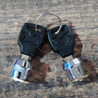 Motorcycle Rear Compartment Lock Core Aluminum Alloy Tail Box Lock Cylinder Lockable
