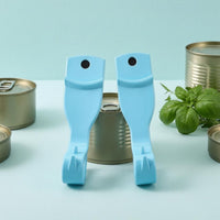 Tab-Lifter Can Opener Protects Nails Two-Pronged-Hook Can Opener Reduces Spills
