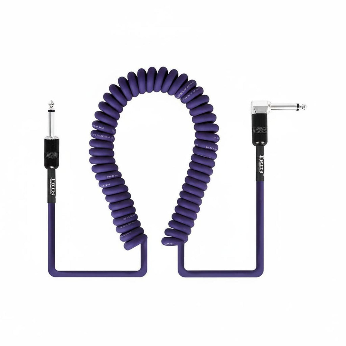 Noise Reduction Coiled Guitar Cable 3 M Length Bass Guitar Cable Coiled Design Music Accessory Stable Transmission for Musicians, Practice, Rehearsal, Live Performance