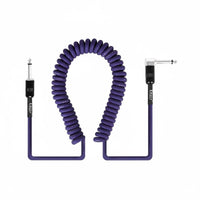 Noise Reduction Coiled Guitar Cable 3 M Length Bass Guitar Cable Coiled Design Music Accessory Stable Transmission for Musicians, Practice, Rehearsal, Live Performance
