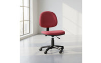 Support Armless Office Chair Height Adjustable Small Space Computer Chair Ergonomic for Students