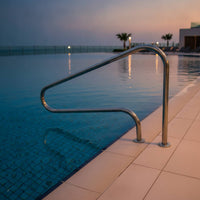 Pool Handrail Stainless Steel Swimming Pool Handrail Bolt-down for Families, Spa