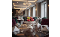 Metal Fruit Bowl European Design Decorative Serving Bowl Pedestal Base for Hotel