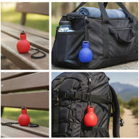 4 Pieces Hand Squeeze Whistles  with Lanyard Soft Hand Squeeze Whistles  Loud for Referees, Teachers, Sports Training
