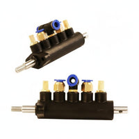 All Copper Joints Five-Way Pneumatic Control Valve Long-Lasting Construction Tire Changer Foot Pedal Valve High Strength Alloy Tire Dismounting Machine Air Switch Efficient Operation for Auto Repair Technicians, Mechanics