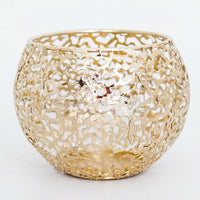 Gold Metal Candle Holder, Modern Minimalist Style