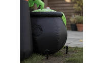 Outdoor Three Witch Around Kettle Inflatable Inflate Inflatable Witches with Kettle Scary Yard Decor Spooky for Lawn