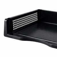 Desk Storage File Organizer, Stackable Desktop Document Holder for Students Study Room, Office Workspace Rack for Papers
