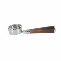 1 Piece Coffee Machine Handle Espresso Portafilter Fine Mesh Filter Alloy Wood Construction Ergonomic Grip Suitable for Home Barista Brewing