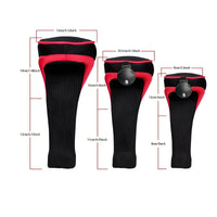 Interchangeable Number Tags Driver Headcover Dustproof Golf Club Headcover Anti-Skid for Golfers