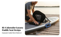 Foldable Paddleboard Spinerest Provides Spine Assistance Padded Seat with Spinerest Portable Kayak Accessory for Kayakers, Paddleboarding, Kayaking