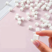 400 Pieces Seamless Color Blend Mini Nail Sponge Cube Precise Application Gradient Nail Sponge Easy To Use for DIY Crafters, Beginners, Home Manicure