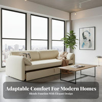 Elephant Ear Fold-unfold Bed Foldable Design Sleeper Sofa Built-in Storage transformable Couch for Families, Homeowners, Small Spaces, Studio Flat, Bedroom