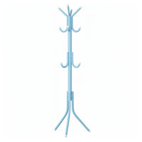 Unobstructedstanding Garment Holder Multi-Hook Design Home Furniture Easy