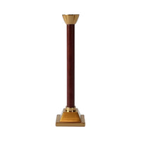 Candle Holder with Geometric Base Versatile Decorative Candle Holder