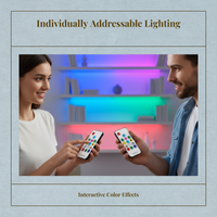 WS2812 Ultra-Narrow RGB LED Strip, Individually Addressable