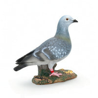 Pigeon Figurine Decorative Pigeon Statue with Base Ornamental for Flower Bed