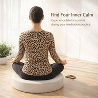 Large Floor Pillow Meditation Cushion, Round Floor Cushions Adults, Thick Floor Cushion for Floor Se - Image 3