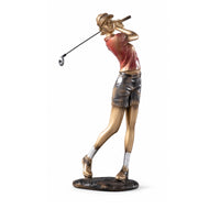 Golf Figurine Tabletop Golfer Statue Sculpted for Study, Golfers
