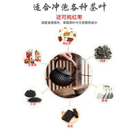Dian Gong Tang Cast Iron Teapot with Bamboo Weave, Coated, for Outdoor and Home Use