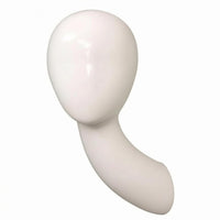 Wall Mount Mannequin Head Form Glossy Finish Beauty Supply Smooth Surface