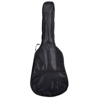 Zipper Closure Padded Guitar Case Portable Guitar Bag Lightweight Music Gear Neck Strap