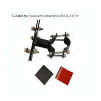 Bike Basket Mounting Bracket with Screws and Nuts Universal  Cycle Front Basket Accessories Fixed Holder Mount Bracket Stable for Scooters
