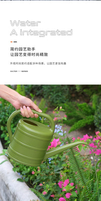 3L Plastic Watering Can with Long Spout for Garden Plants