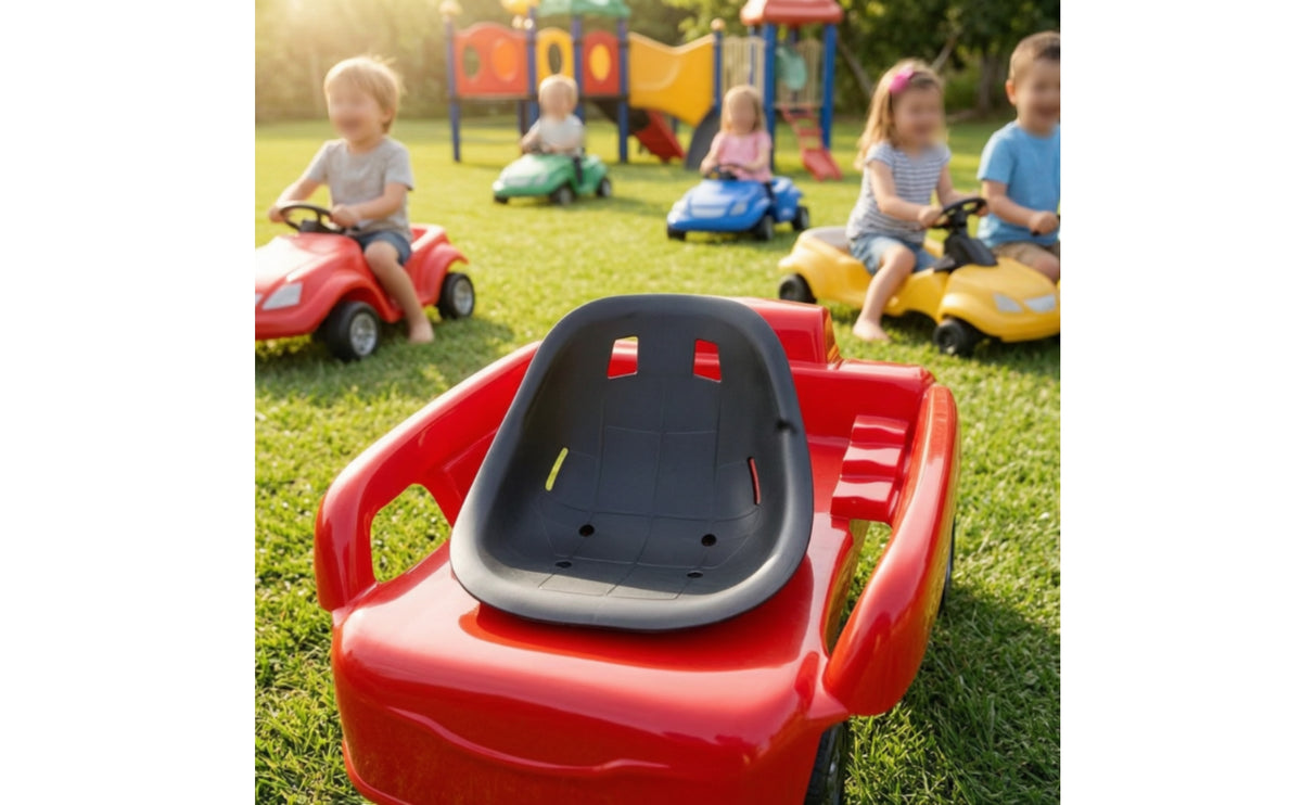 Molded Kart Seat with Mounting Holes Replacement Drift Cart Seat Universal Saddle Sturdy for Children, Balance Bikes