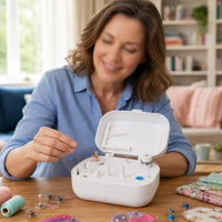 Bobbin Winding Machine with Lid Compact Sewing Accessory Mini for Craft Room