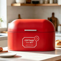 Dustproof Bread Box Retro Design Countertop Breadbox for Entryway, Desk