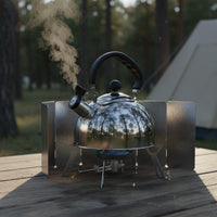 Stovetop Whistling Kettle Folding Handle Kitchenware for Kitchen