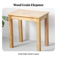 Square Wooden Tea Table Minimalist Design Square Occasional Table for Homeowners