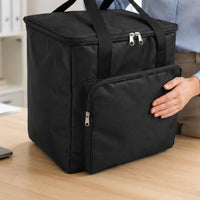 Accounting Voucher Machine Bag Oxford Cloth Document Shaker Bag Zippered Storage Item for Accountants, Office, Business Travel
