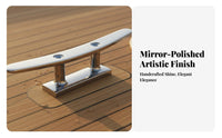Stainless Steel Anchor Cleat Stainless Steel Dock Cleat Boat Hardware Anti-Rust Mirror Polished