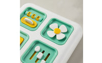 Fine Motor Double-Sided Activity Board Hands-on Busy Board with Maze Tactile Toy Sensory for Toddlers, Babies, Road Trips, Airplane