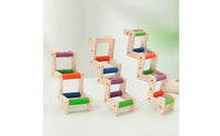 Z-Shaped Bird Climbing Ladder Natural Wood Wooden Bird Ladder Easy to Install Exercise for Birdcage