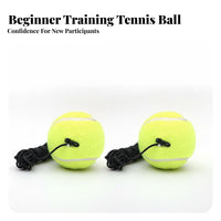 High Elasticity Tennis Ball with String Long-Lasting Rebound Tennis Ball Anti-Slip Base for Beginners, Adults, Outdoor, Backyard, Driveway