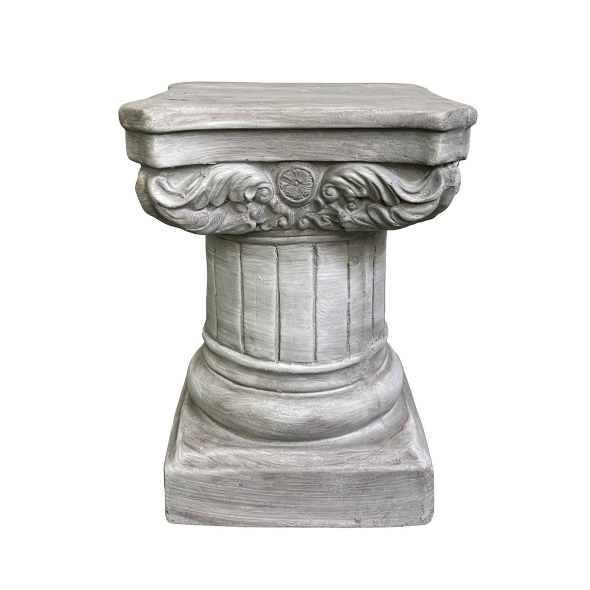 Roman Column Pedestal Weathered Garden Column Stand Classical Pillar Stand for Gardens, Photo Backdrops