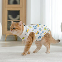 Sleeveless Post Surgery Cat Clothes, Spay Surgery Suit and Neuter Surgery Suit for routine recuperation Wear