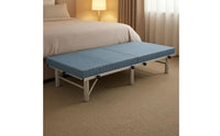 Foldable Bed Folding Bed Frame Coconut Palm Layer Rest Furniture for Guest Accommodation, Midday Resting