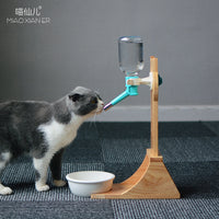 喵仙儿宠物饮水器橡木狗狗喝水器宠物挂式猫狗水壶宠物用品