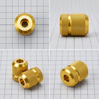 Guard Bar End Plugs 32mm Guard Bar Plugs with Knurled Surface Machined Colored Plug for Motorcyclists