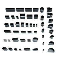 50 Pieces Leather Die Punch Rigid Leather Punch Set Long-Lasting