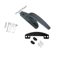 Pane Handle, Aluminum Alloy Transmission Handle, Replacement Winder Crank for Casement, Sliding, and Outward Opening panes