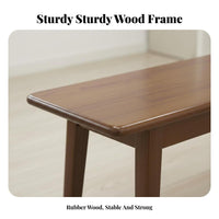 Multi-Purpose Backless Wooden Bench adaptable Wooden Plank Bench Minimalist Design Long Stool minimal design for Families, Homeowners, Interior Decorators, Living Room, Bedroom, Entryway, Hallway