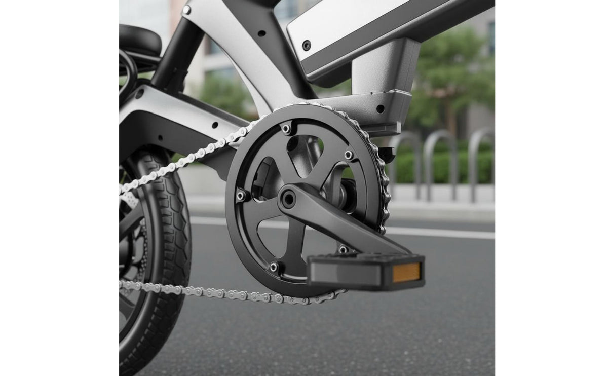 Folding Electric Bike Lightweight Folding Electric Two-Wheeler Fast Charging Small Electric Cycle for Adults, Commuters, Commuting, City Travel