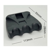 Billiard Cue Rest Holder Weighted Game Accessory Black for Desktop
