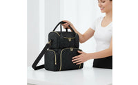 Double Layer Makeup Top Handle Handle Quilted Cosmetic Case Multiple Pockets Train Case for Salon