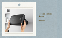 In-ceiling stereo speaker for home